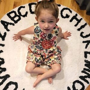 LaJenns Floral & Polkadot Bubble Romper